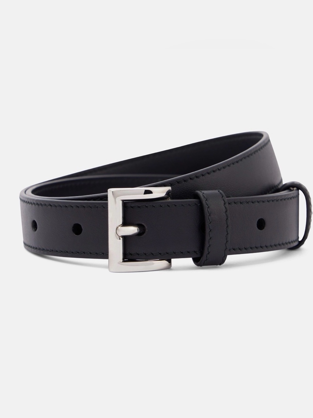 Prada Women Calfskin Leather Belt New 75